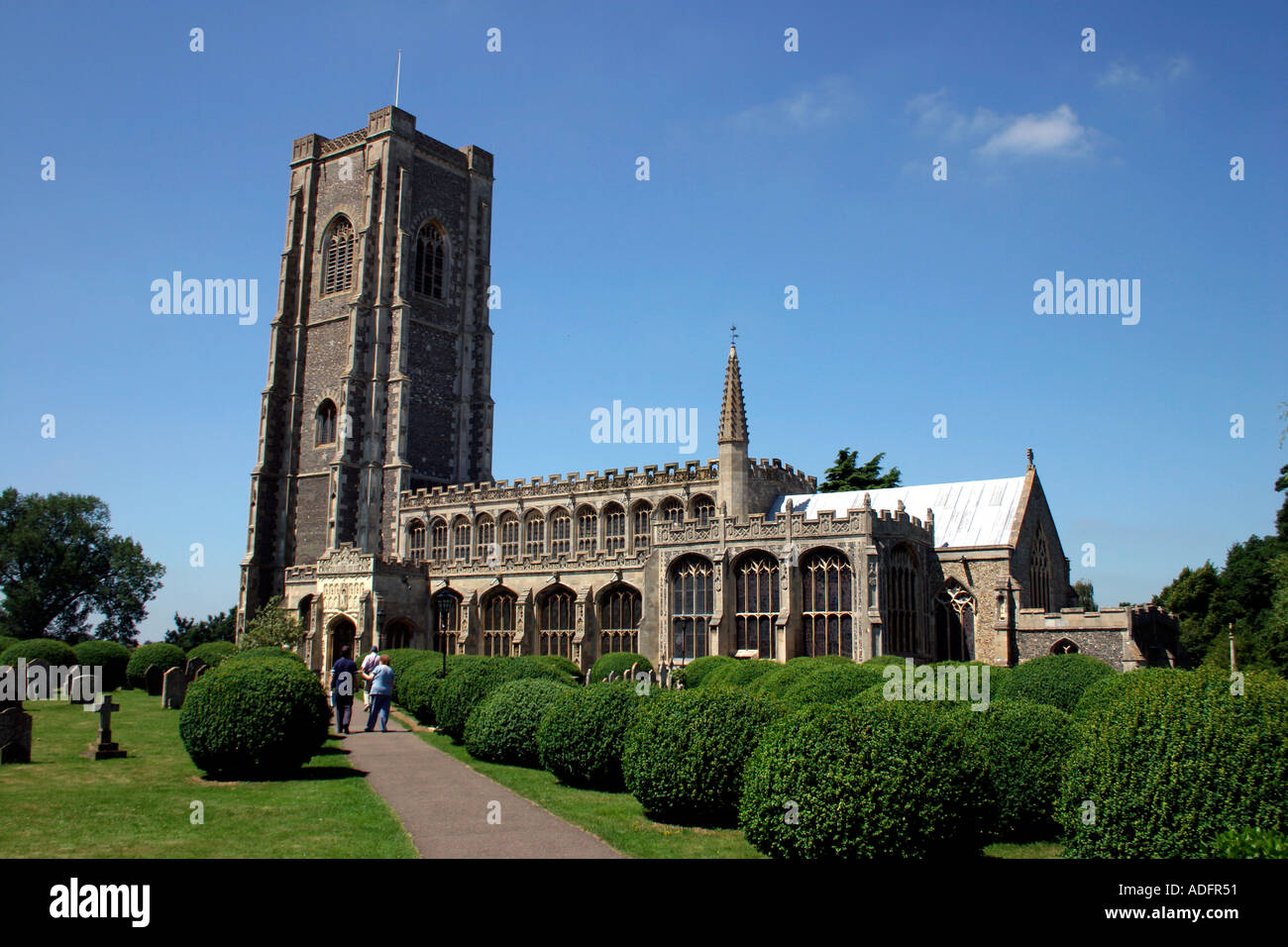 Church of St Peter & St Paul, Lavenham. Suffolk, England Stock Photo