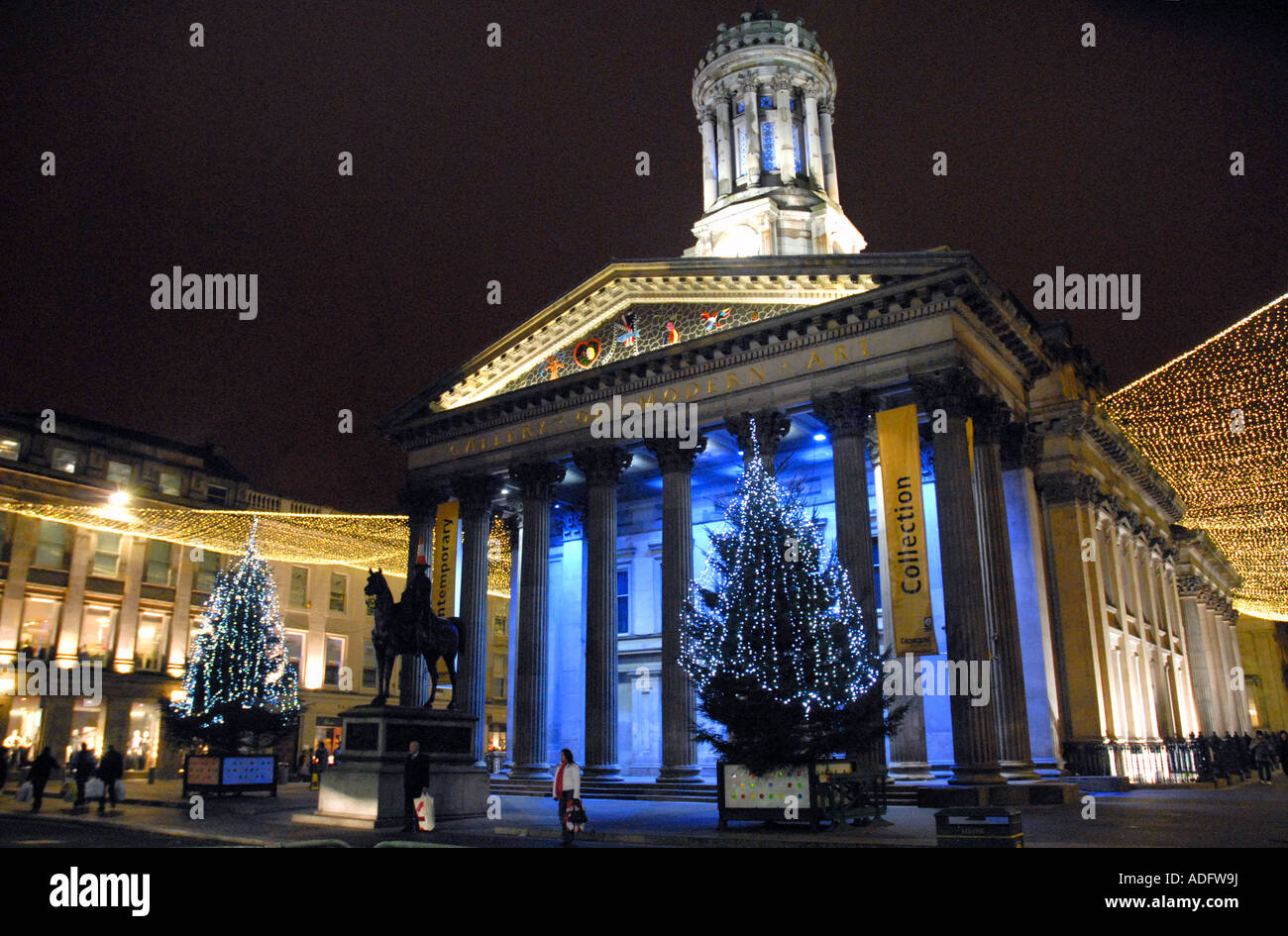 Gallery of Modern Art. Royal Exchange Square. Glasgow. Strathclyde. Scotland. Dec Stock Photo