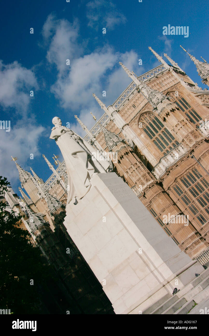 angle rear view Westminster Abbey London England Stock Photo - Alamy
