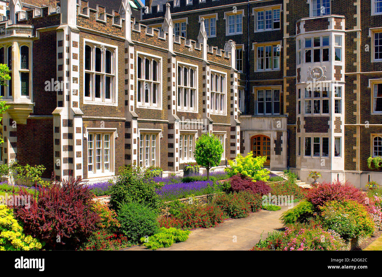 Middle Temple Hall and Gardens Inns of Court London UK Stock Photo