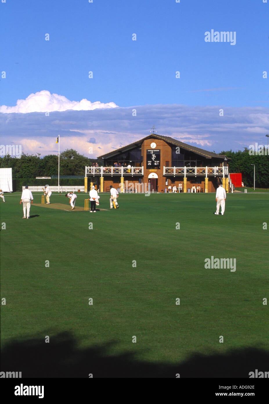 Tring Cricket Club Hertfordshire Stock Photo Alamy