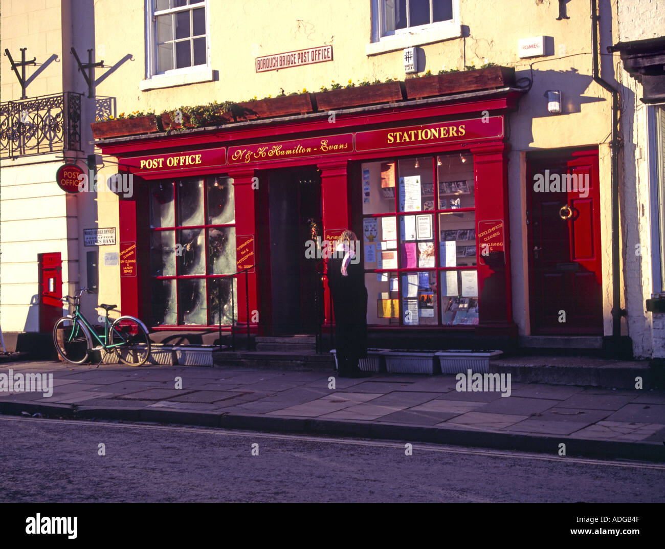 The Post Office Horsefair Boroughbridge North Yorkshire Stock Photo Alamy