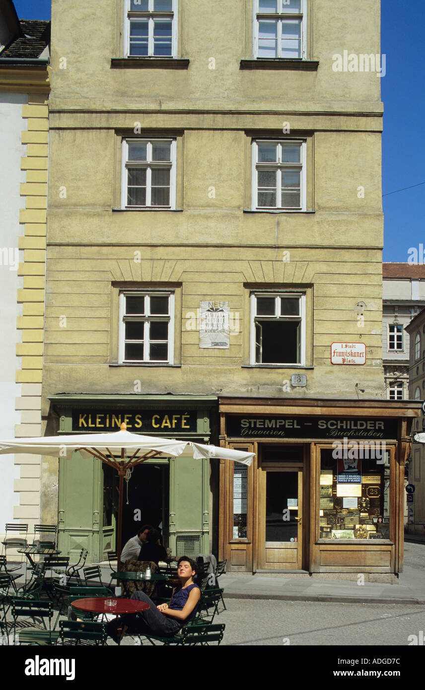 Kleines Coffee House Vienna Austria Stock Photo