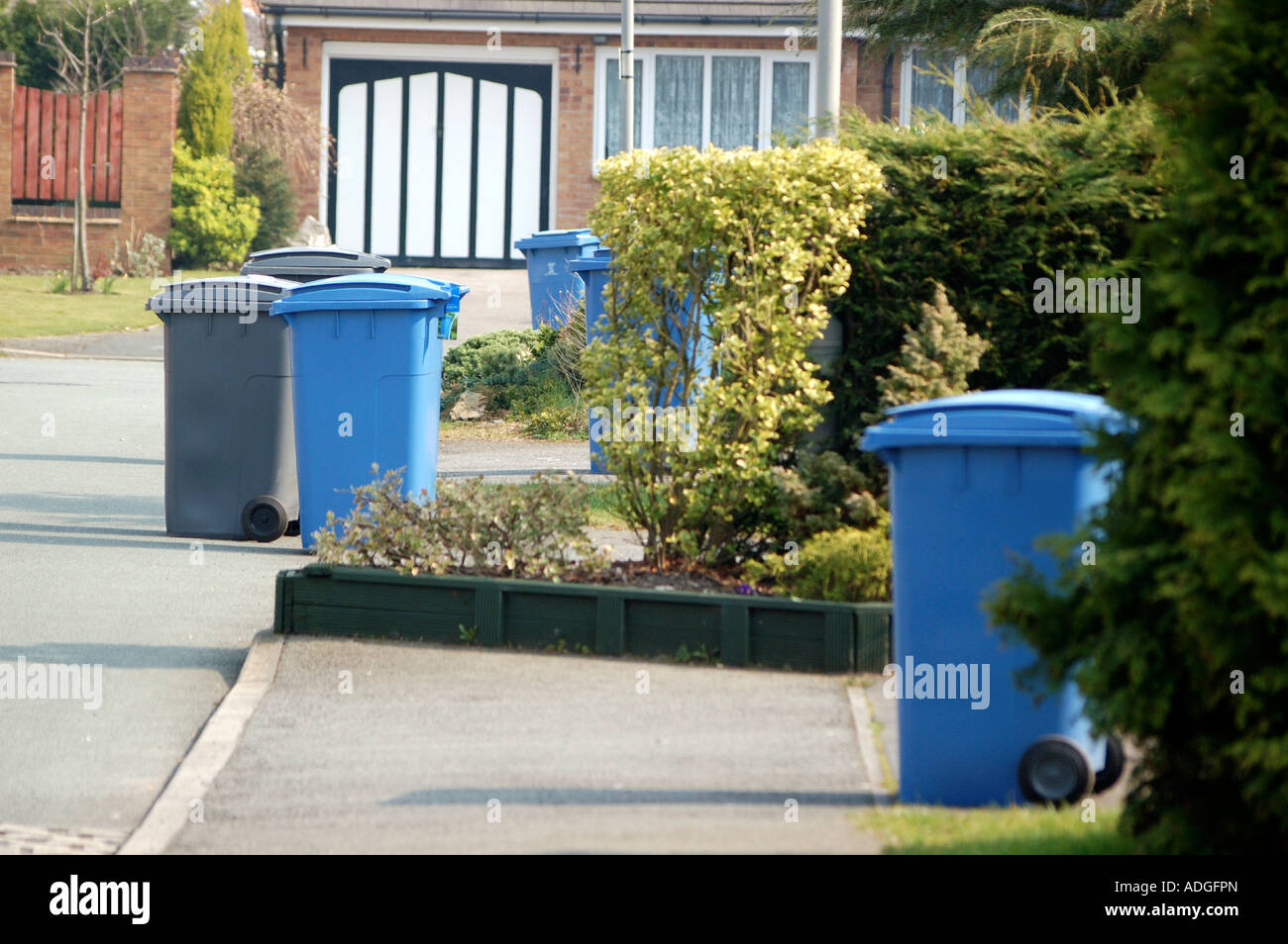 Community Recycling Bins High Resolution Stock Photography and Images