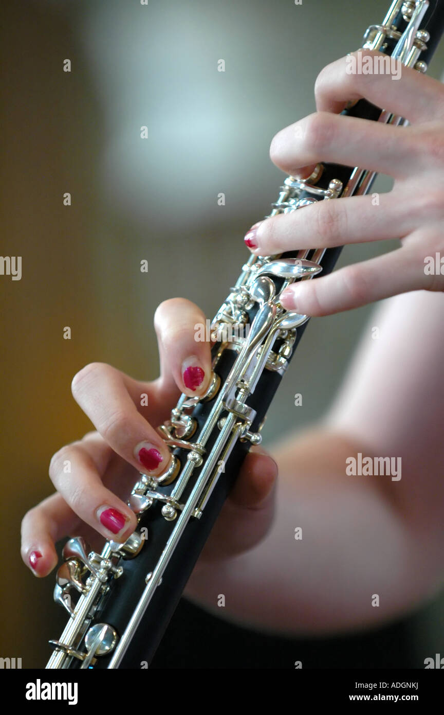 oboist Stock Photo Alamy