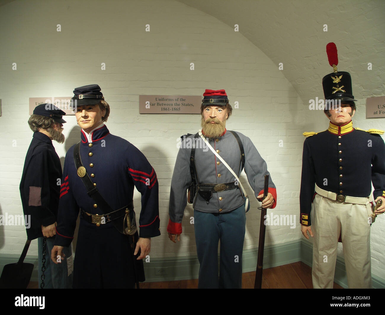Old Military Uniforms Stock Photo