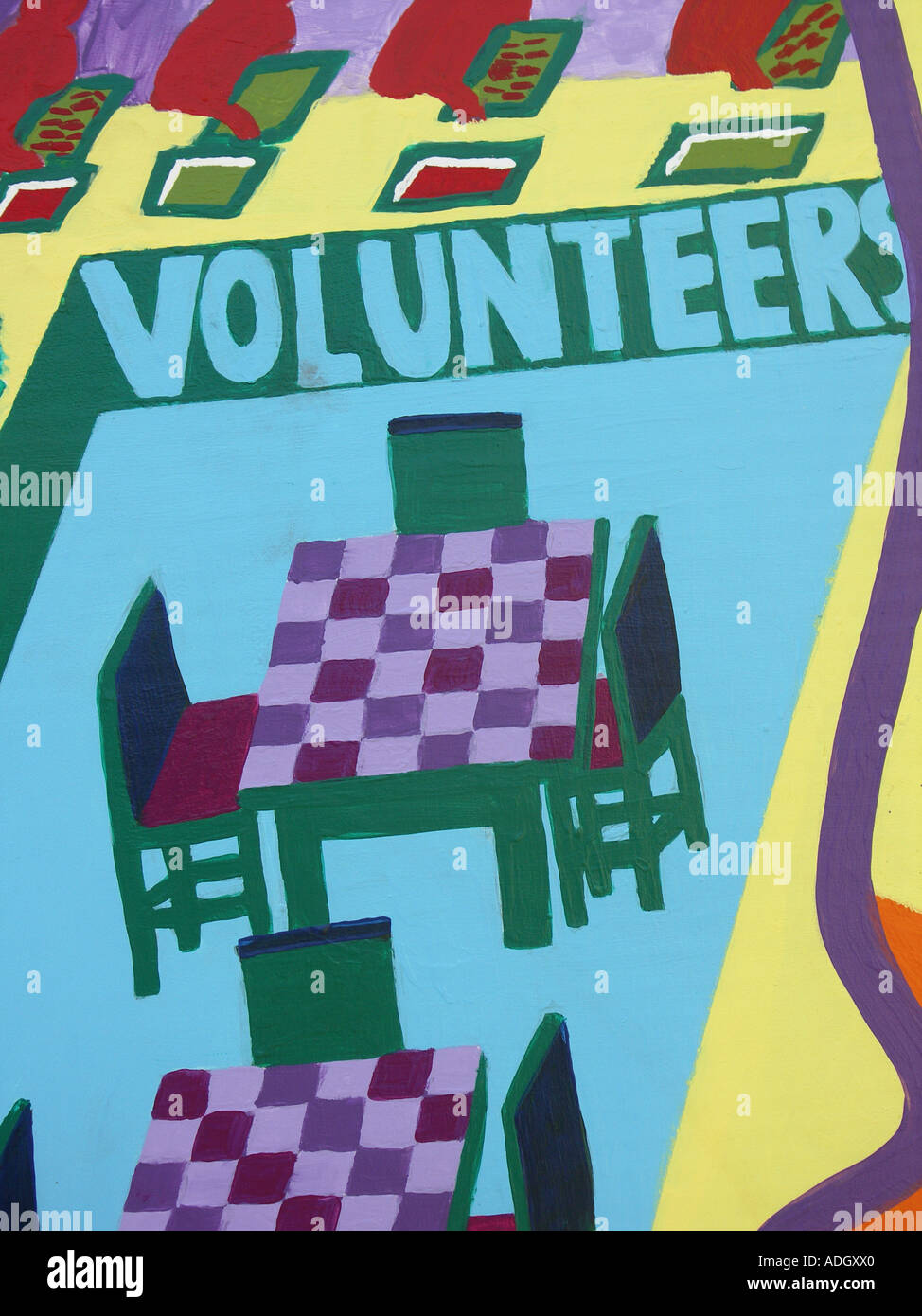 Outdoor Wall Painting Stock Photo Alamy