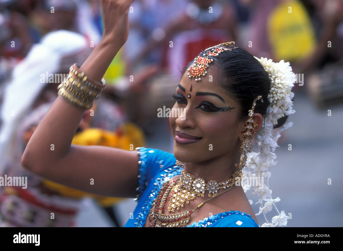 Traditional dancer Sri Lankan festival Trafalgar Square London Stock Photo