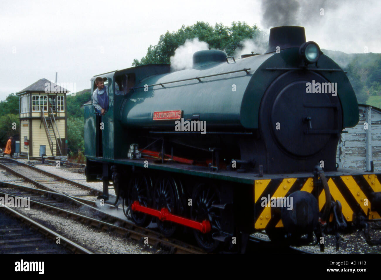 Steam on the Embsay and Bolton Abbey steam railway in North Yorkshire Stock Photo Alamy