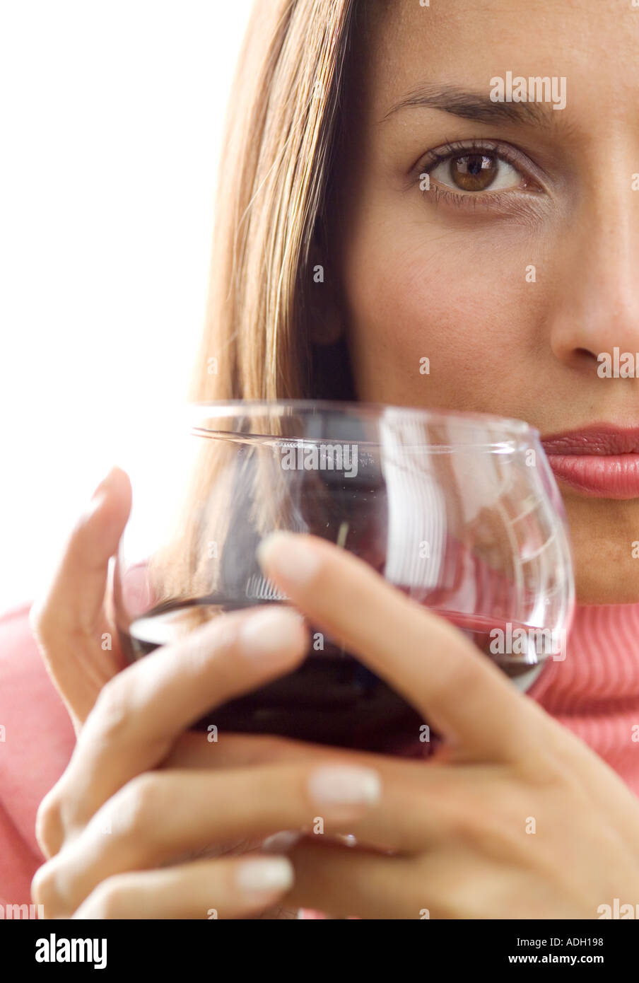 Vintage woman wine glass hi-res stock photography and images - Alamy