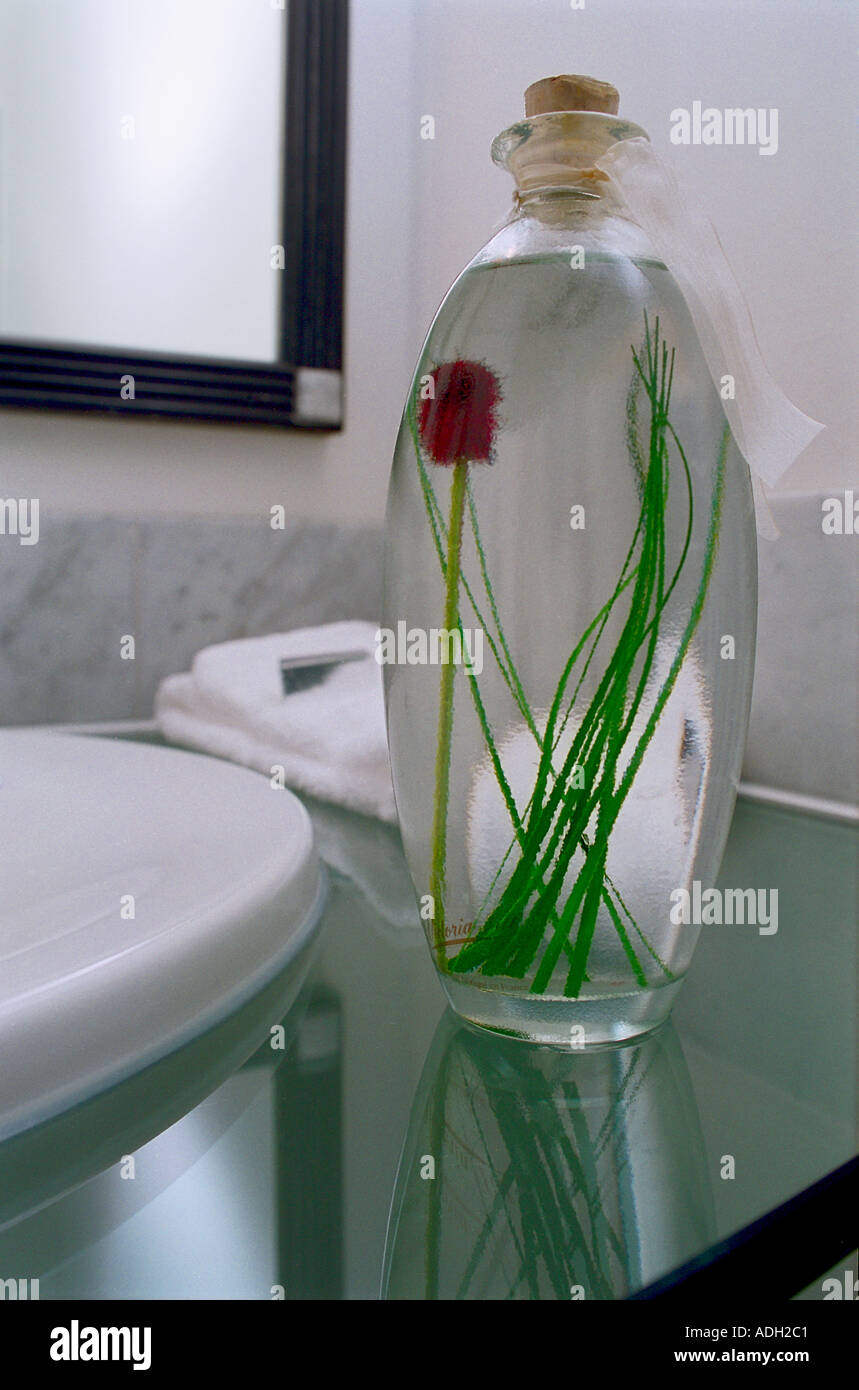 Hotel bathroom sink Stock Photo - Alamy