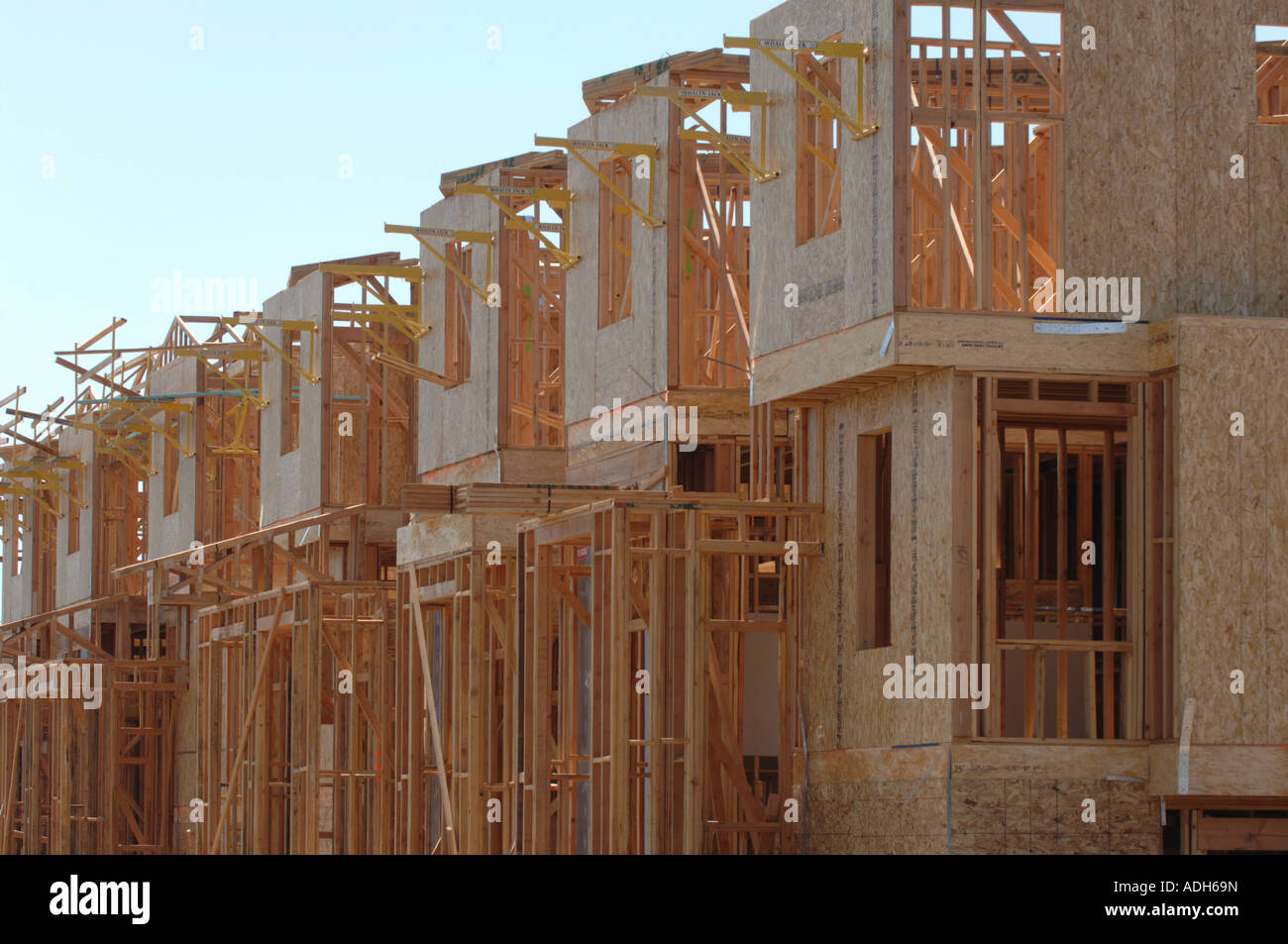 New home construction in Orange County California Stock Photo Alamy