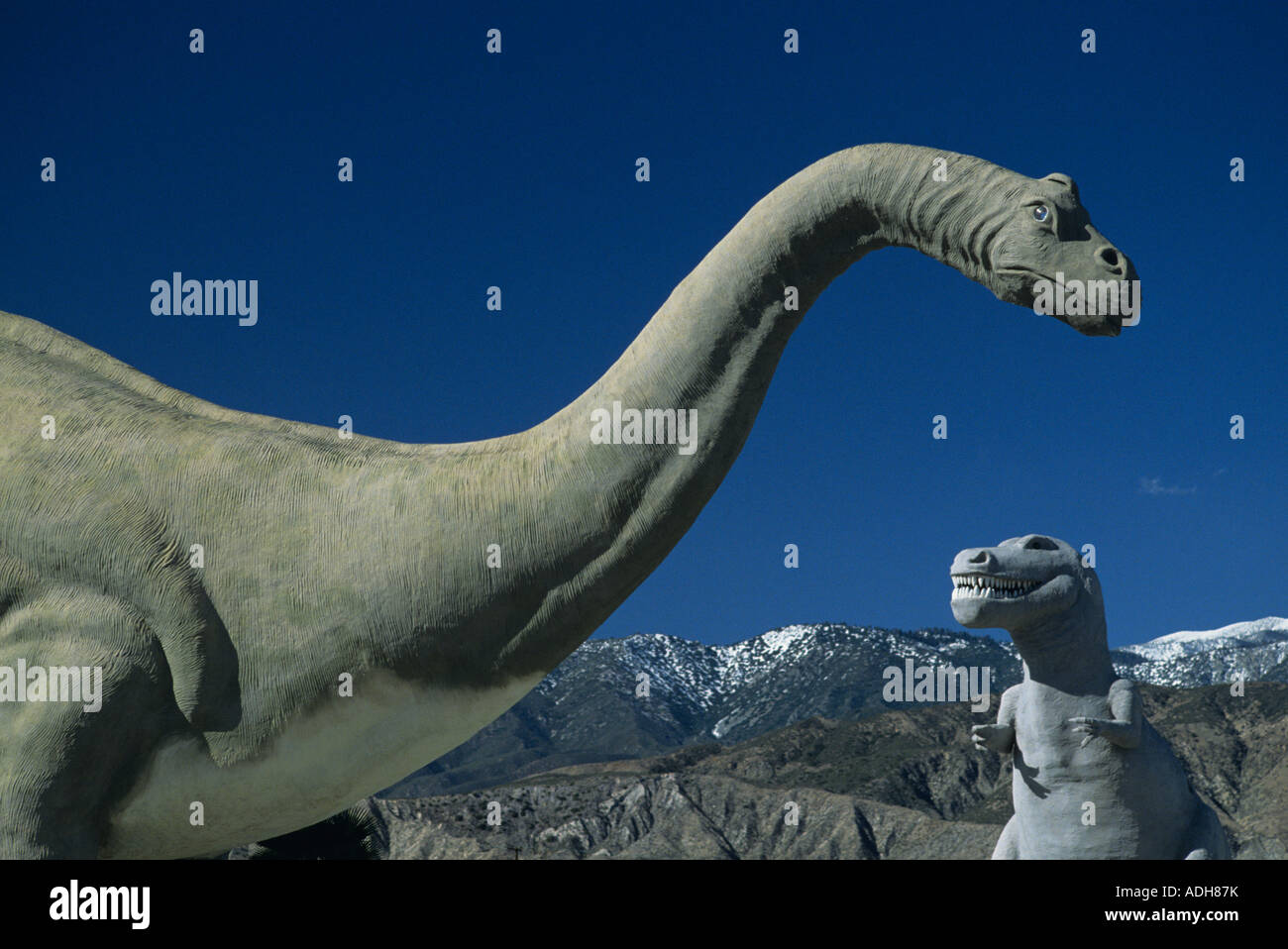 Roadside attraction the worlds largest dinosaurs Cabazon California