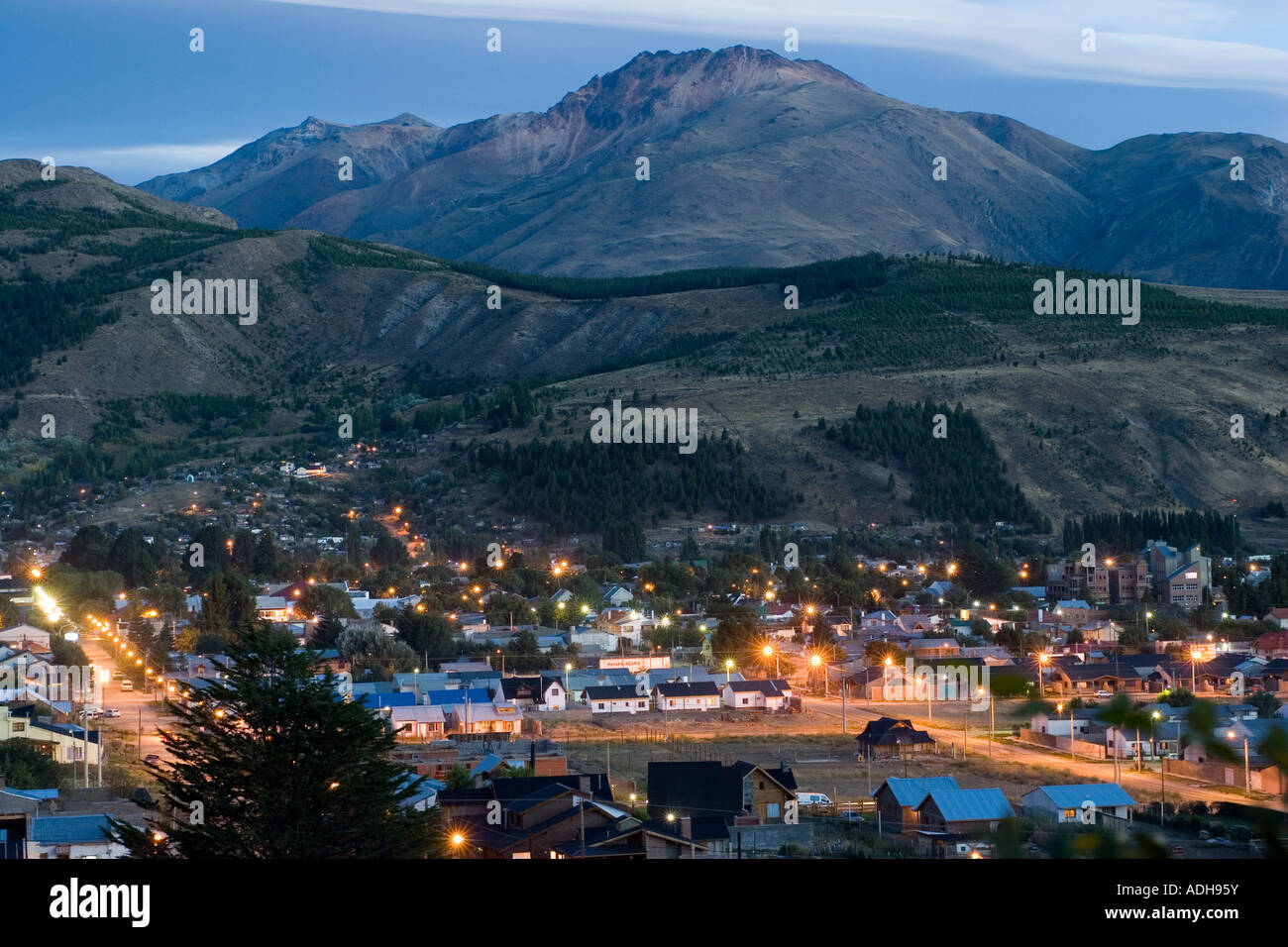 Esquel, Chubut, Patagonia Argentina. Stock Photo