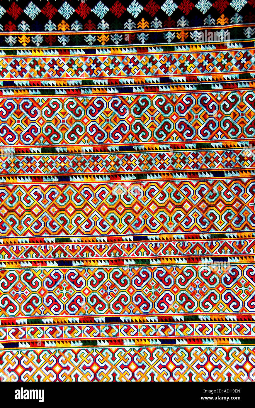 Hand stitched leg panels for traditional Mien hill tribe pants from ...