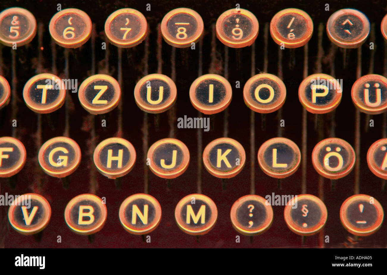 Berlin Kreuzberg second hand shop old fashion typewriter Stock Photo