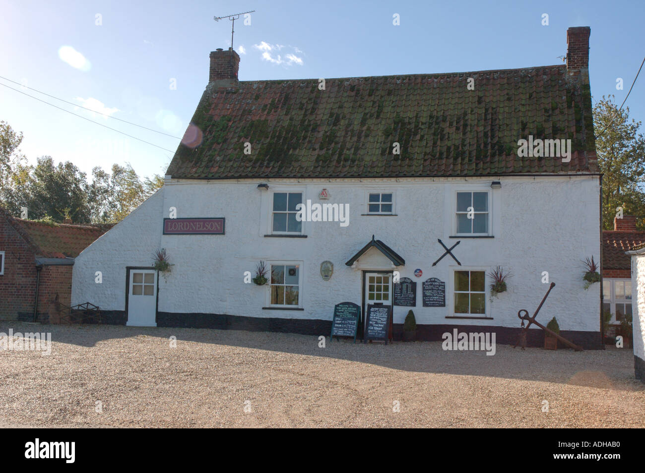 Lord Nelson public house in Burnham Thorpe, Norfolk, UK Stock Photo Alamy