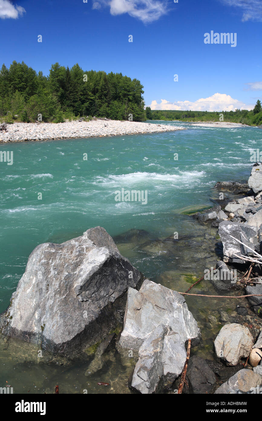 Kitimat river British Columbia Stock Photo Alamy