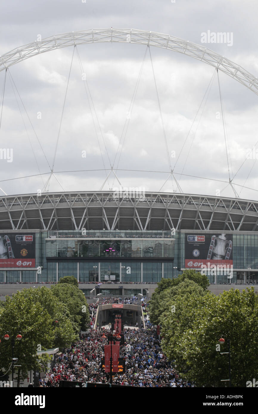 The New Wembley Stadium Stock Photo