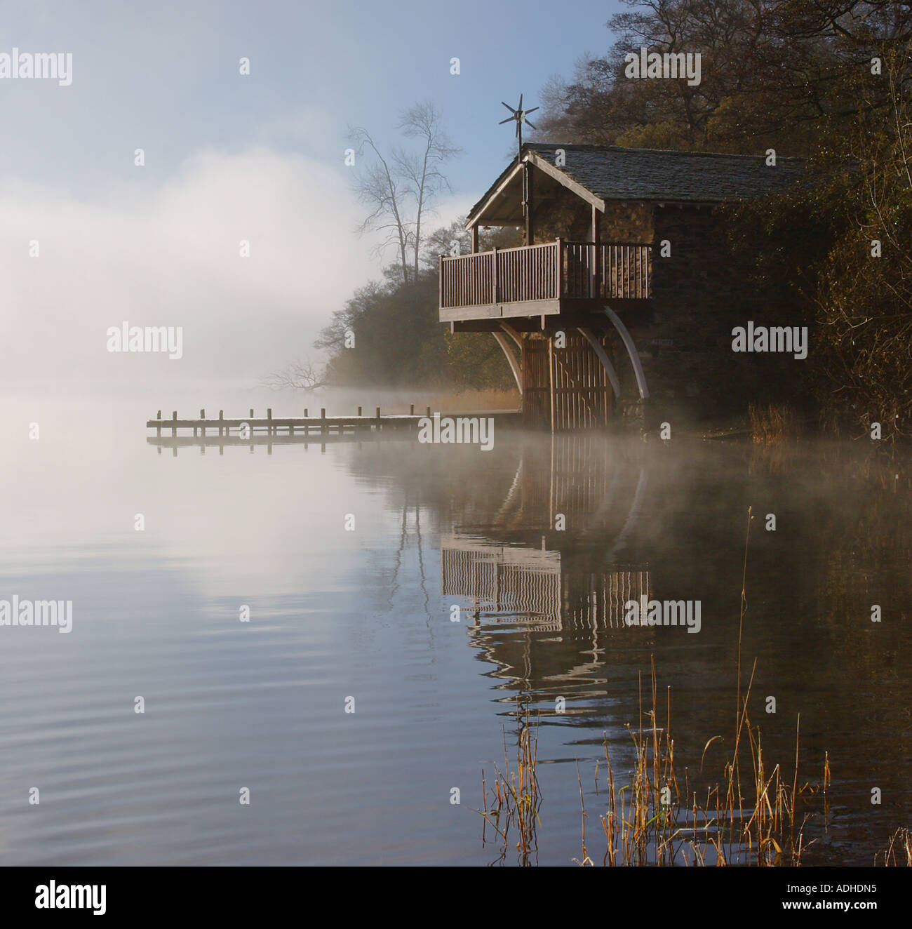 Cottage Autumn Holiday Home Honeymoon Escape Stock Photos