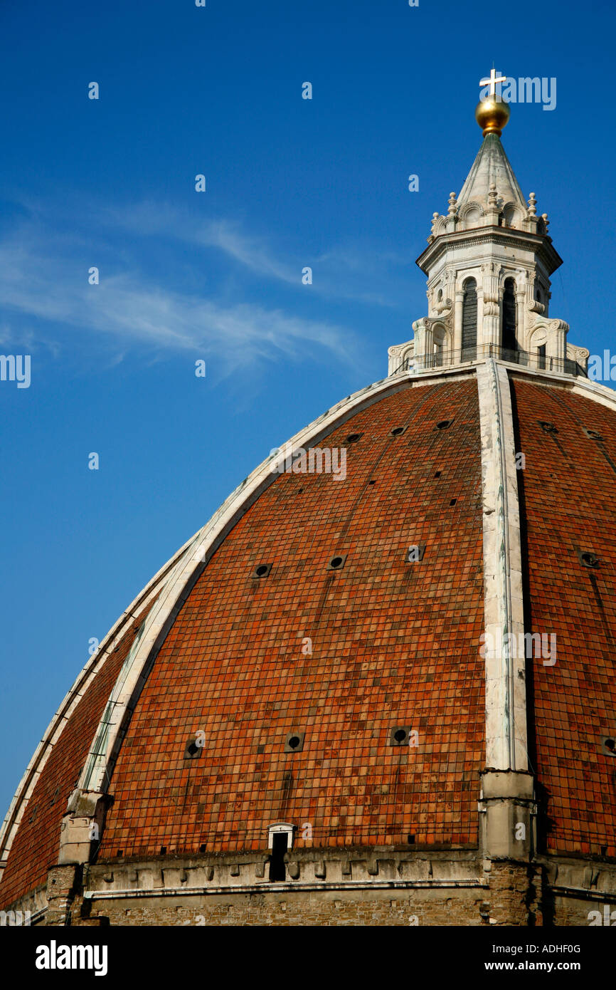 Dome of the Duomo or Cathedral of Santa Maria del Fiore in Florence ...