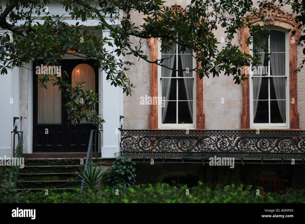 residential house in historic district gordon street savannah