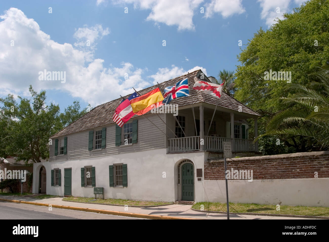 Oldest House St Augustine Florida USA Stock Photo
