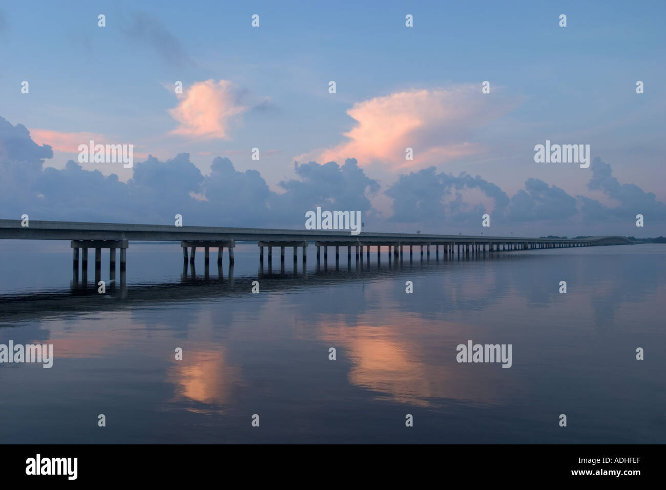 Bridge over Ochlockonee Bay Florida Stock Photo Alamy