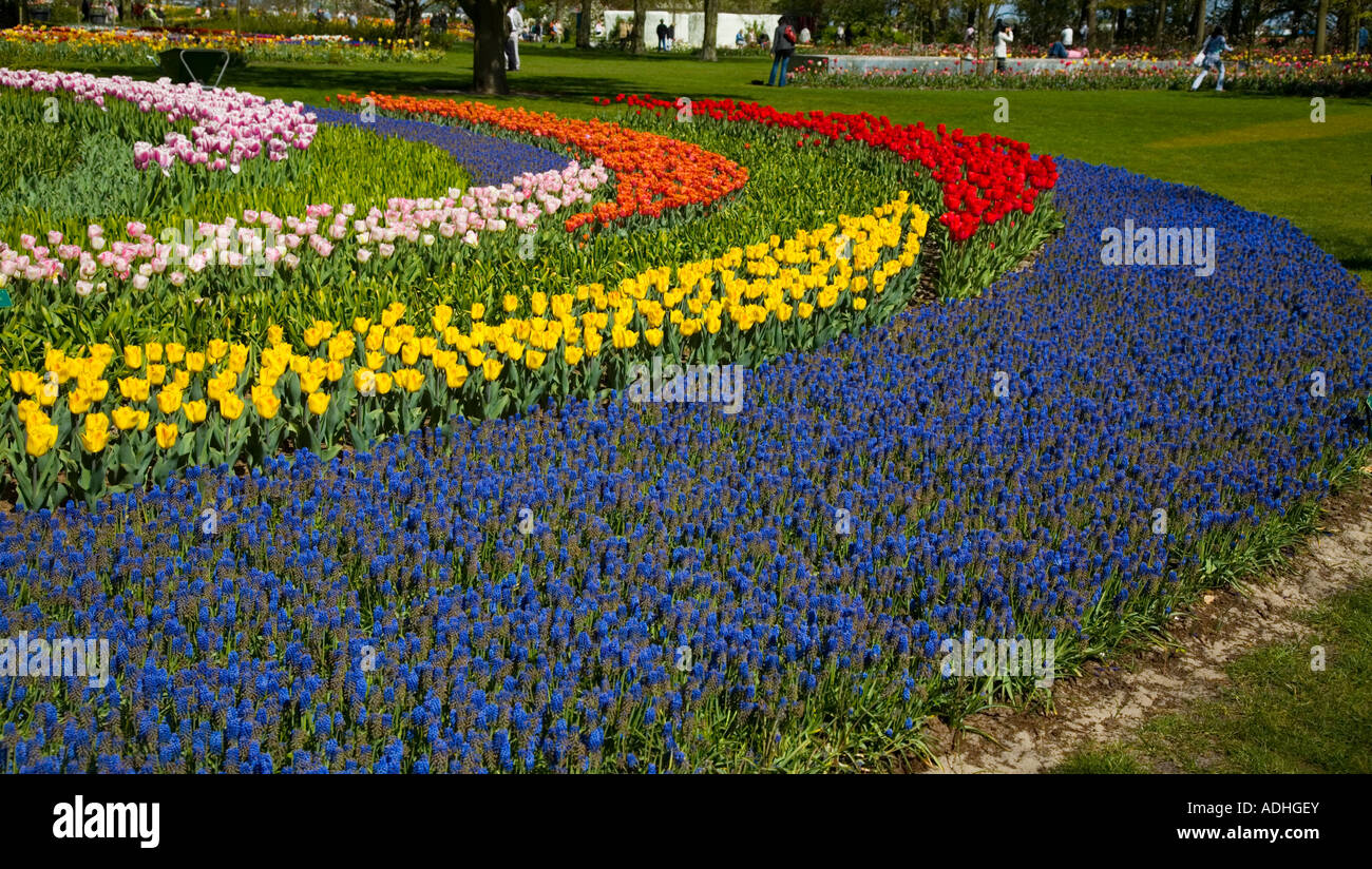 Keukenhof Gardens in Lisse, Holland;Netherlands Stock Photo