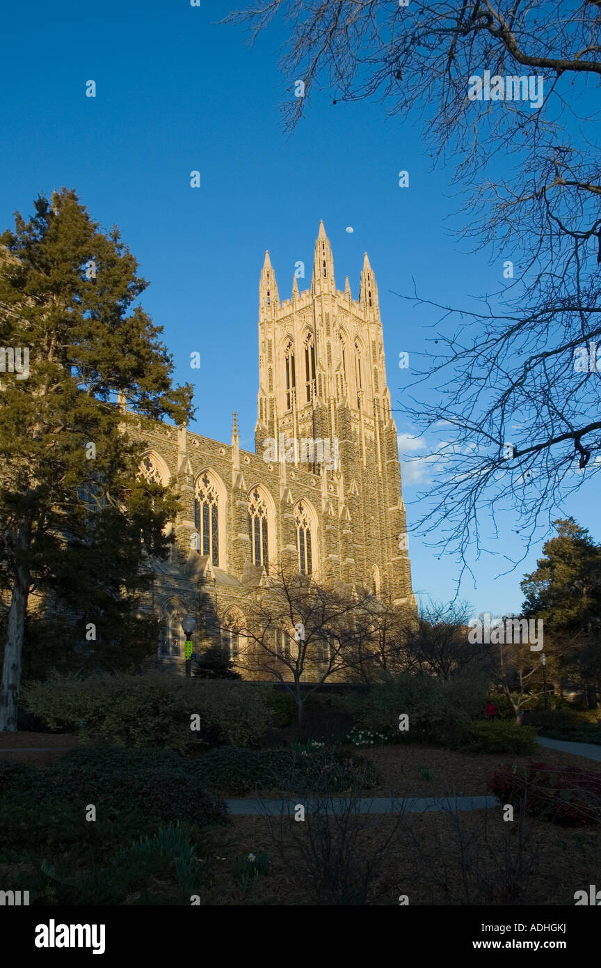Duke Chapel, Duke University, Durham, North Carolina Stock Photo