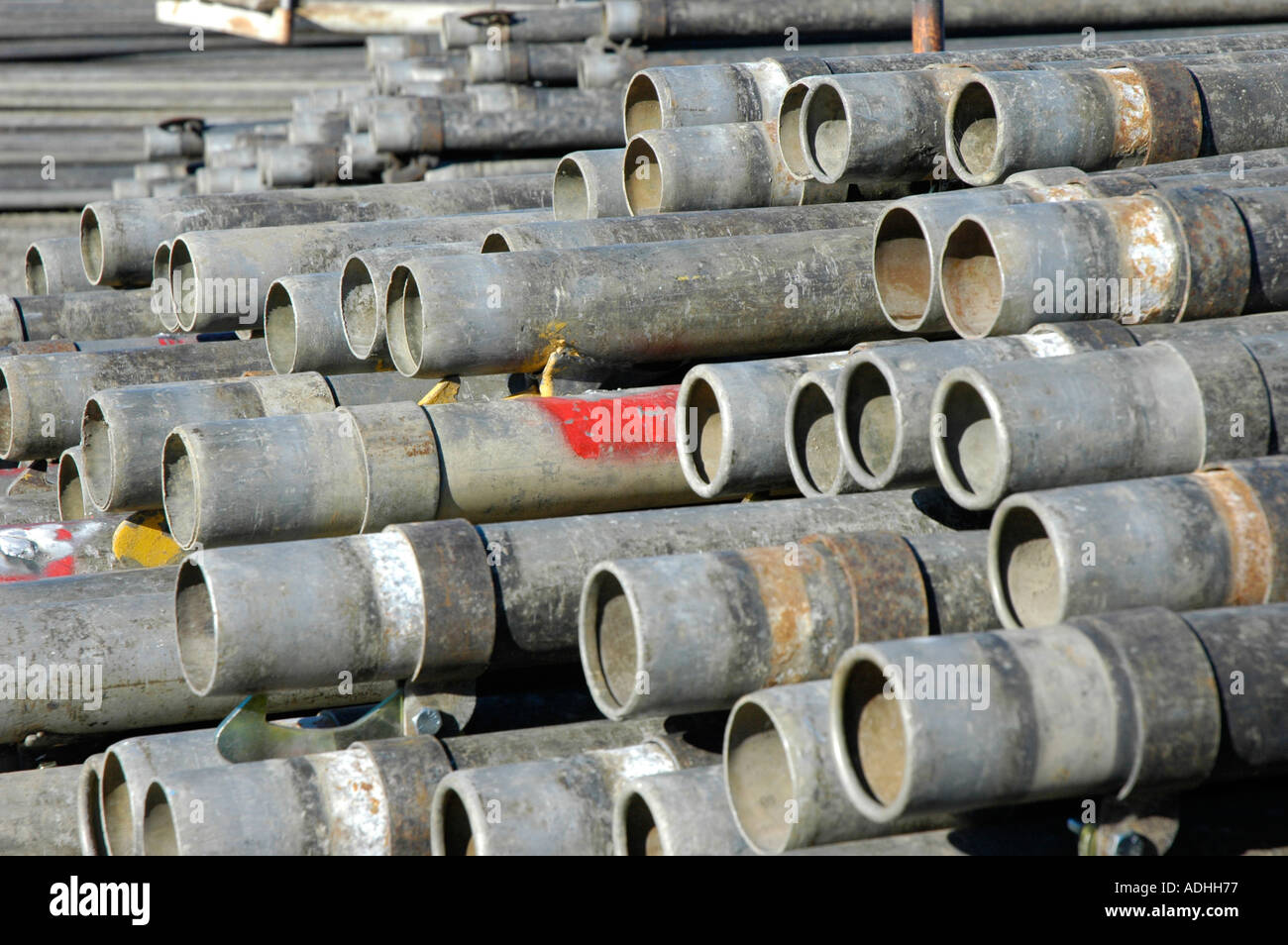 Laying out pipes for water irrigation in dry parts of the california farms water from deep wells