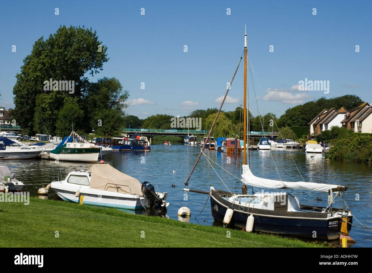 River Stour near Tuckton Bridge, Christchurch, Dorset, UK Stock Photo Alamy
