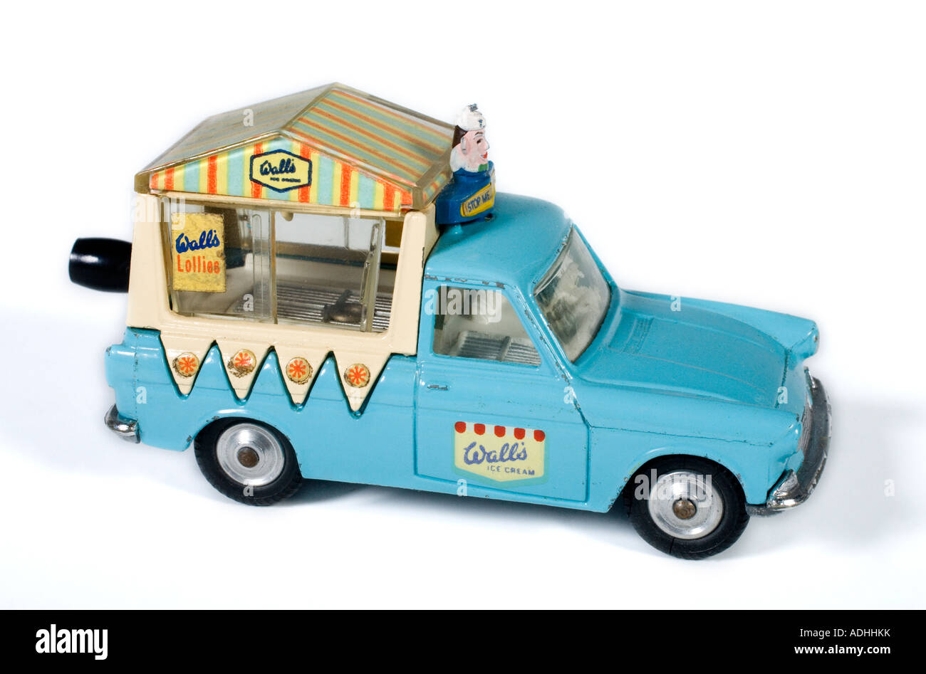 Corgi 447 Walls Ice Cream Van Reproduction Painted Plastic Salesman 