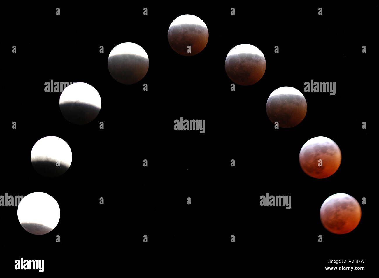 Lunar Eclipse 2007 Stock Photo - Alamy