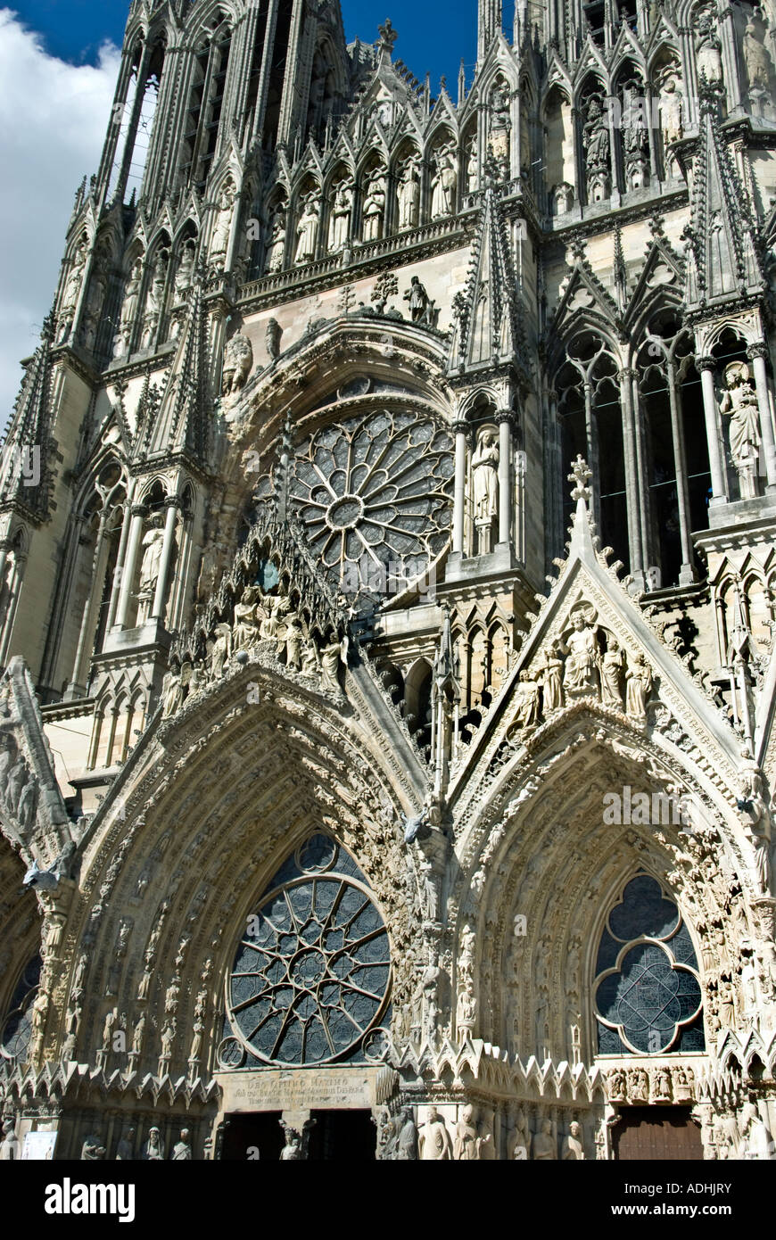 Reims France, Religious Monuments, Notre Dame Cathedral, "Gothic