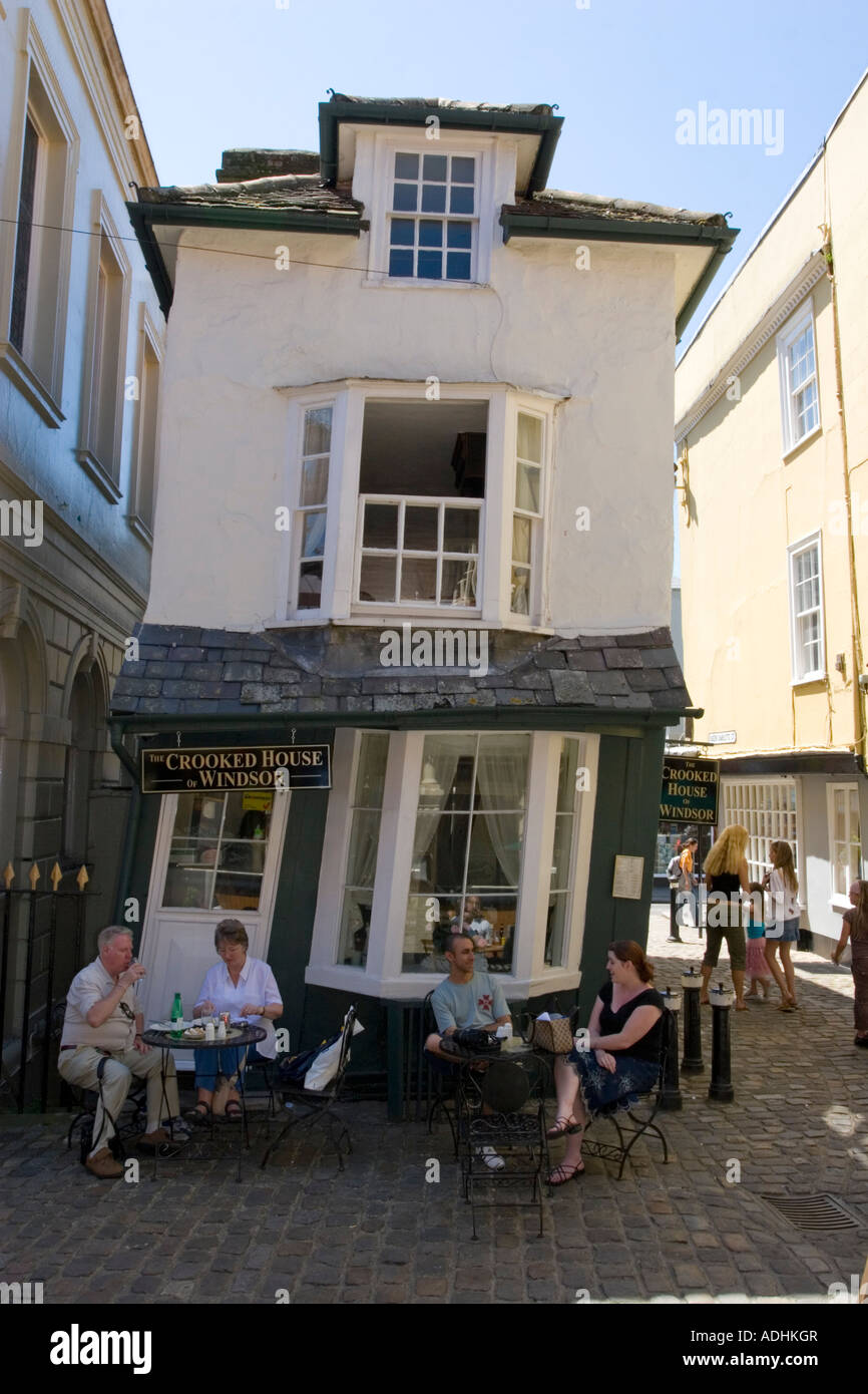 The Crooked House of Windsor Berkshire Stock Photo