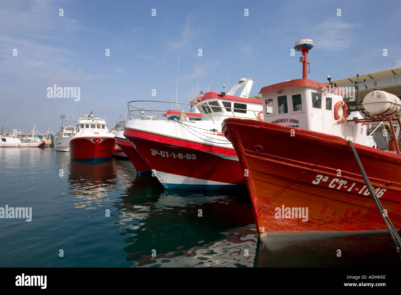 Garrucha fishing port Costa Almeria Andalucia Southern Spain Stock Photo