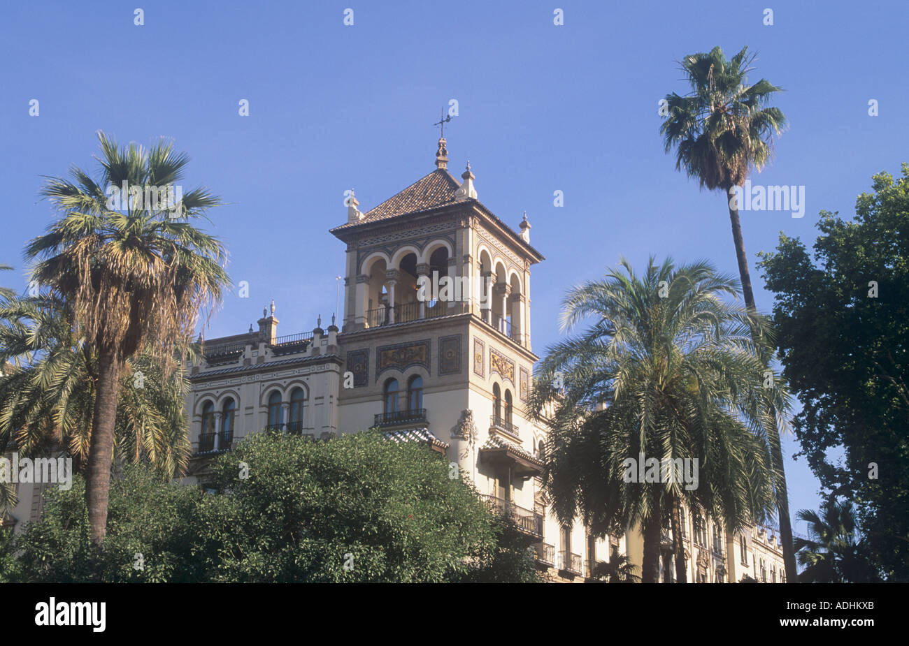Alfonso XIII Hotel Seville Spain Stock Photo