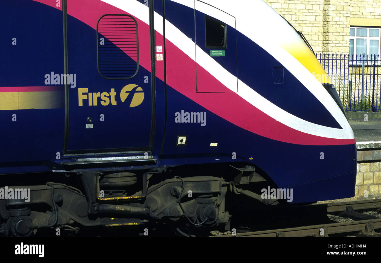 First Great Western Class 180 diesel train on The Cotswold Line at