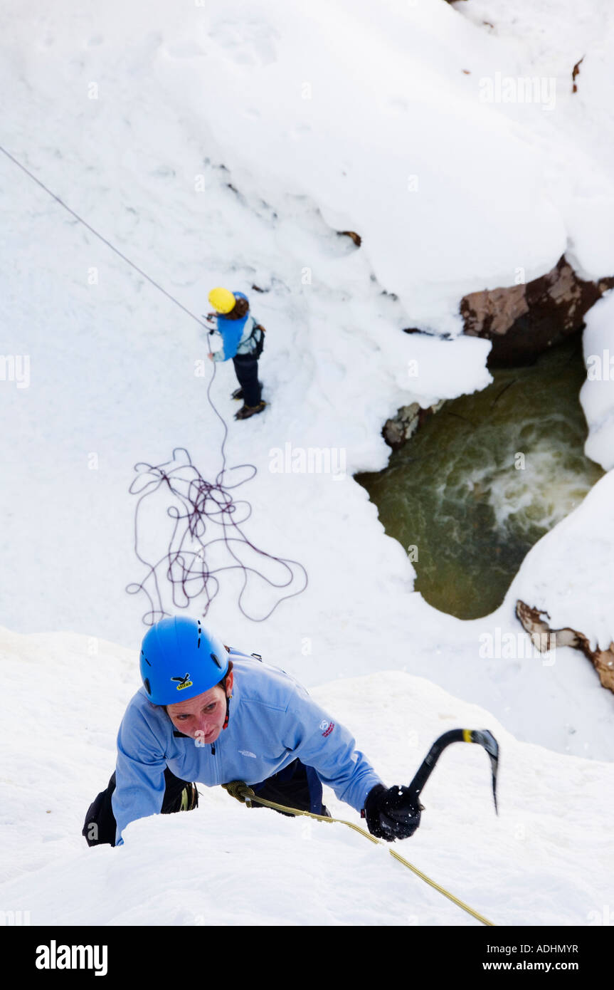 USA Colorado Ouray Box Canyon Ice Park Ice Climbing capital of America