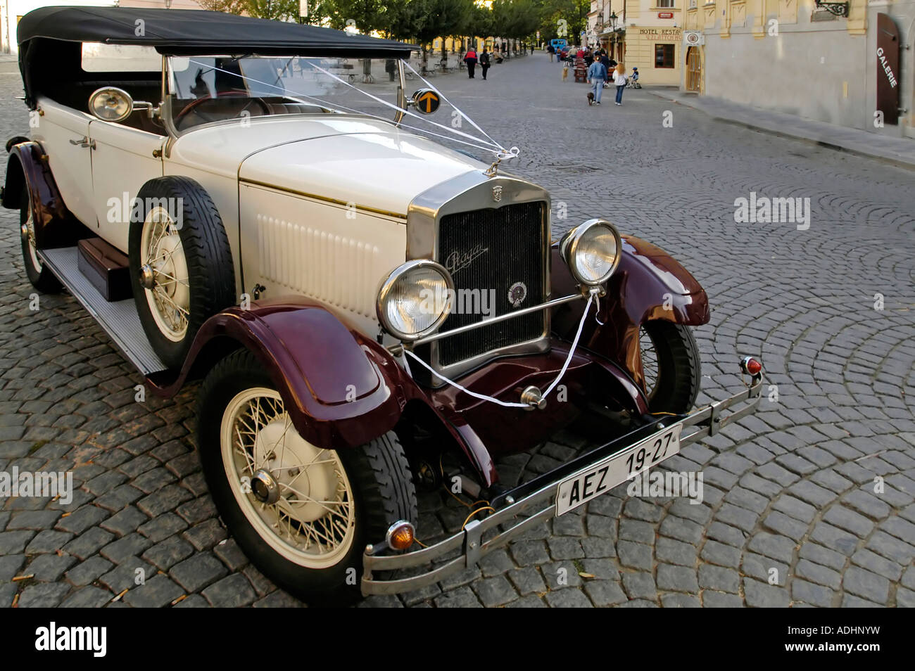 Old Town taxi Prague Czech Republic Stock Photo - Alamy