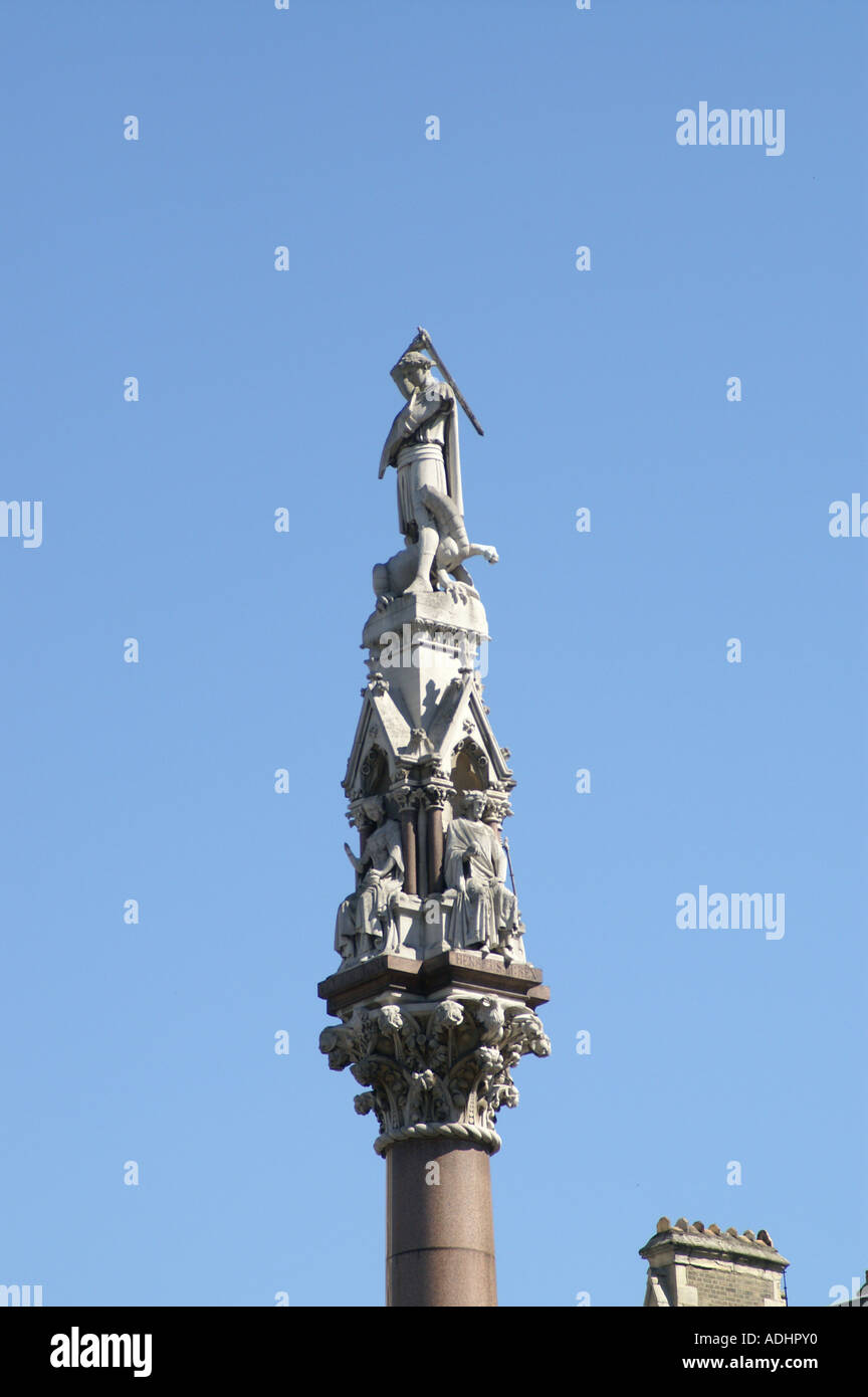 Statue outside Westminster Abbey London England UK Stock Photo Alamy