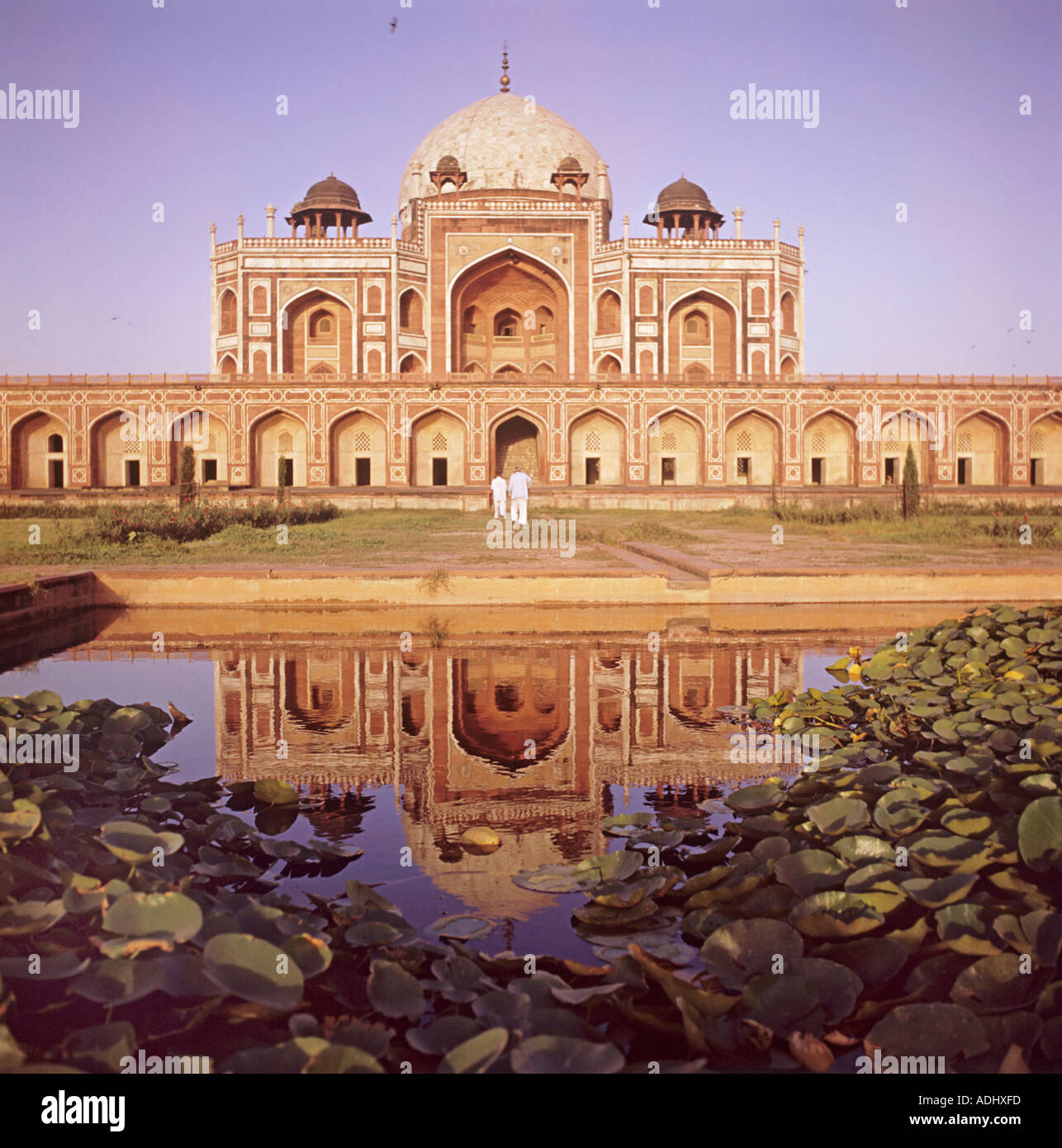 Humayuns Tomb is a tourist attraction of Delhi Built by Haji Begum to the Emperor Humayun in the 16th century in combinations of Stock Photo