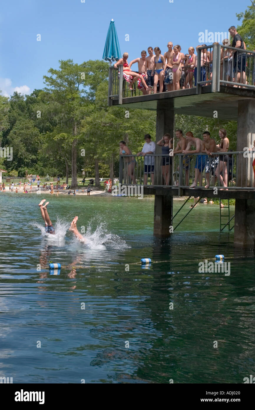 Swimming and diving area at Wakulla Springs State Park in the Panhandle