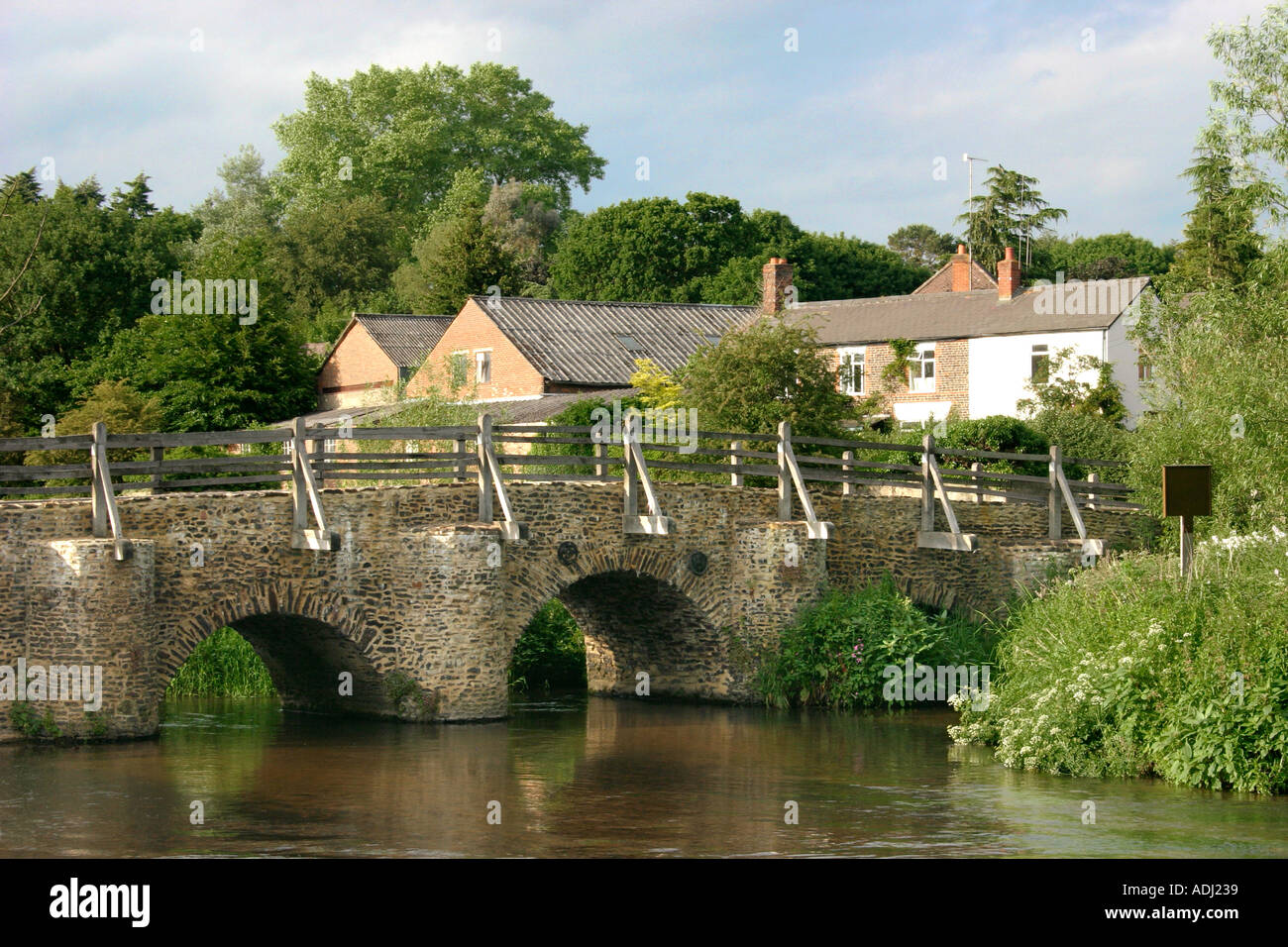 Tilford Bridge Farnham Surrey England UK Stock Photo
