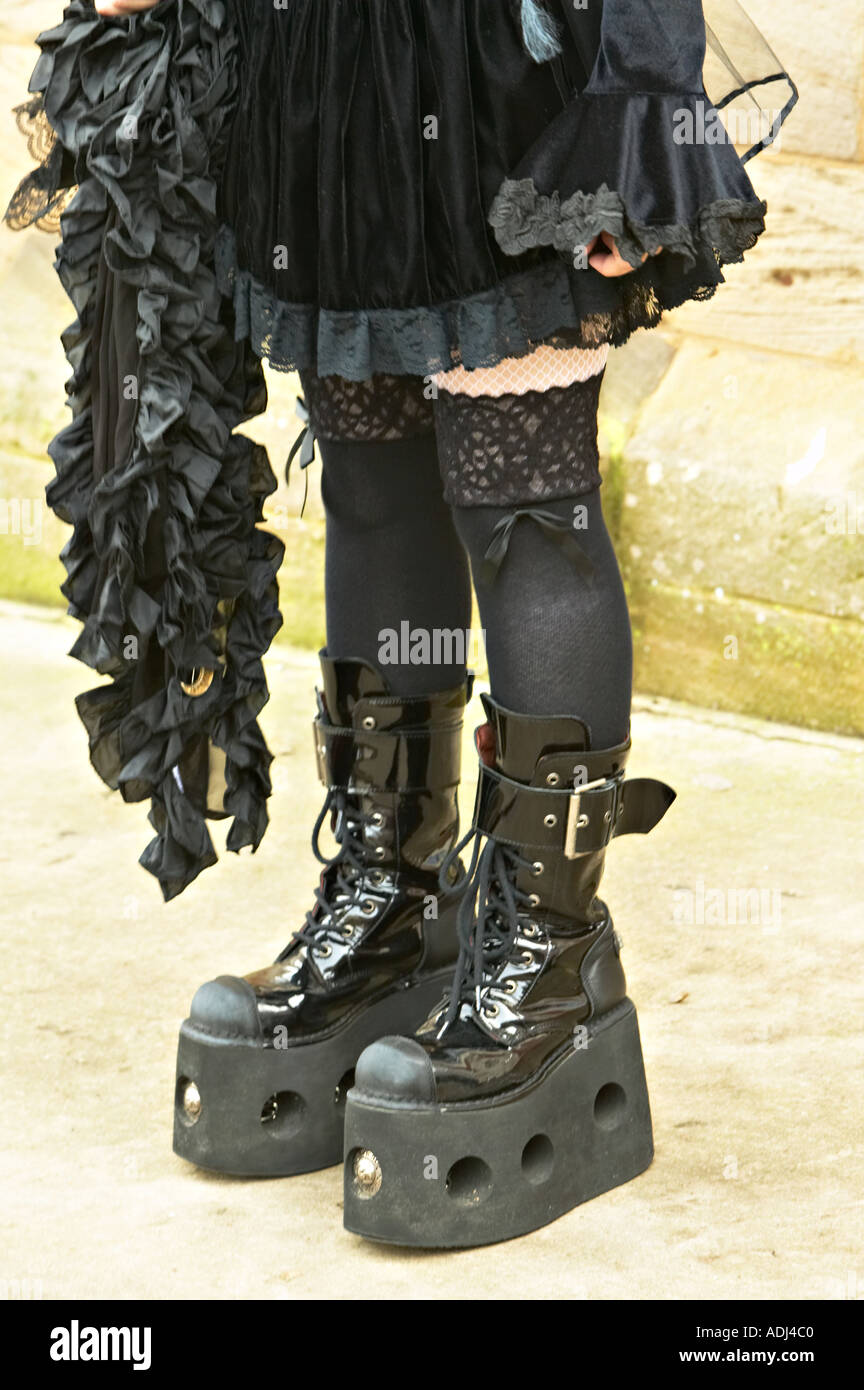 platform spiked boots