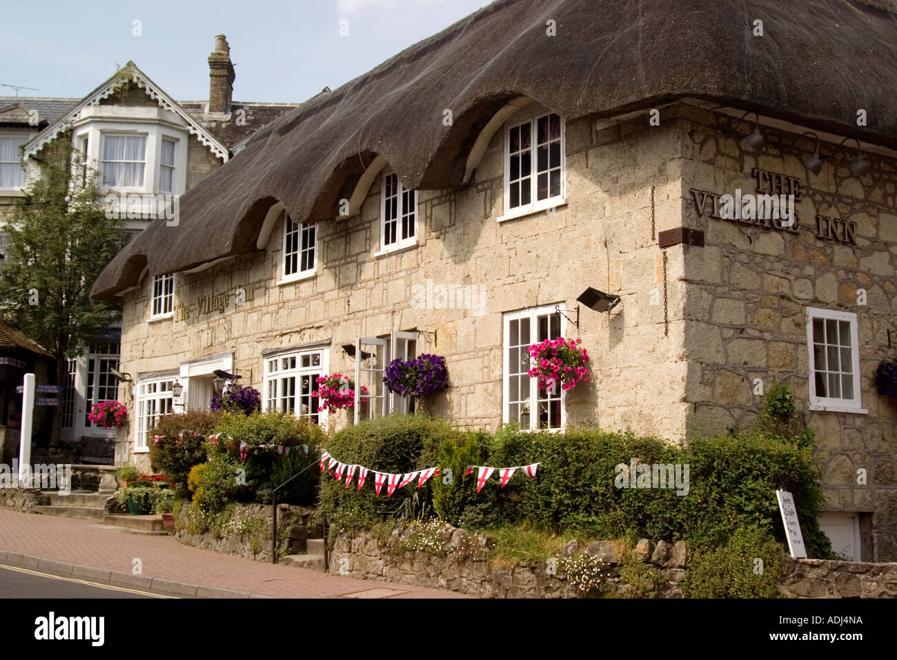 Shanklin Old Village the thatched village inn pub Isle of Wight Summer