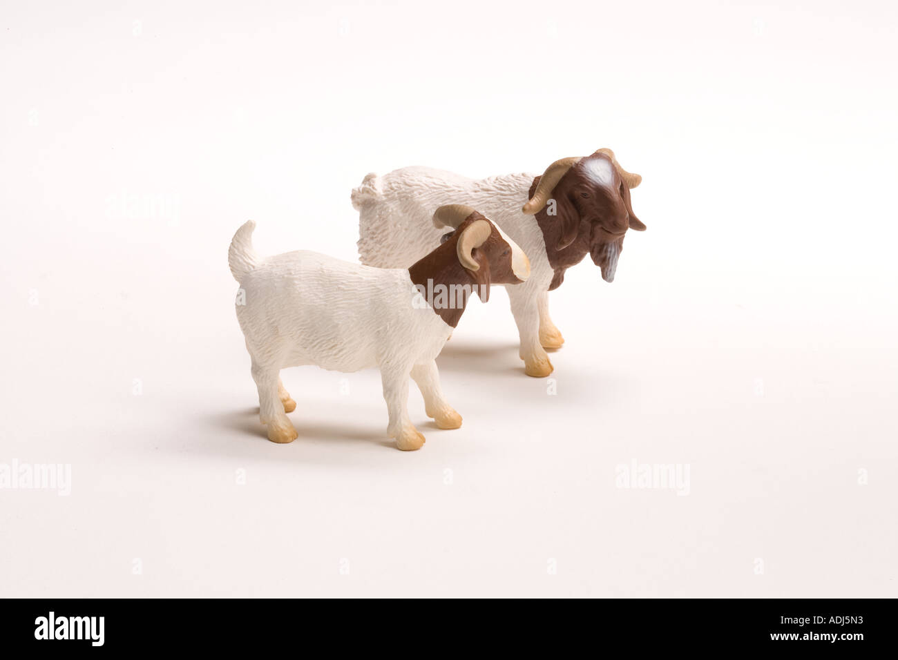 Miniature farmyard animals Stock Photo