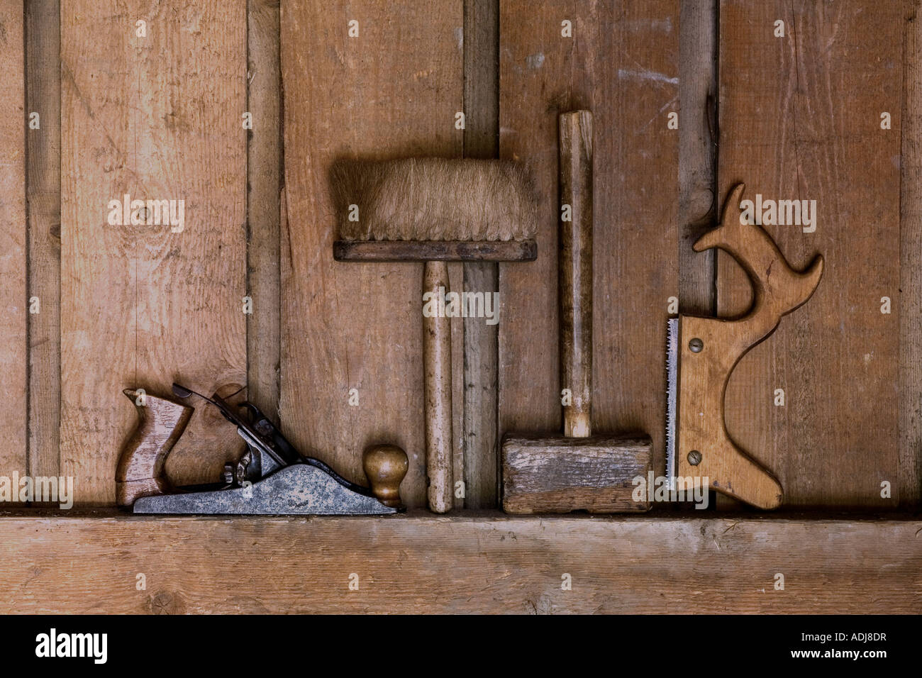 Old woodworking tools Stock Photo Alamy