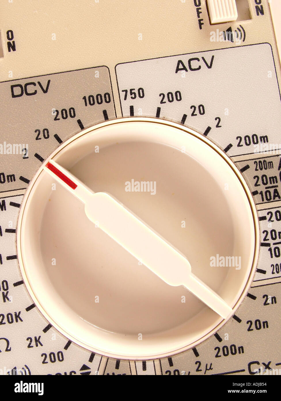 Close up image of multimeter. Stock Photo